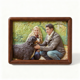 Custom 3D Photo (7x5 Inch) Ebony