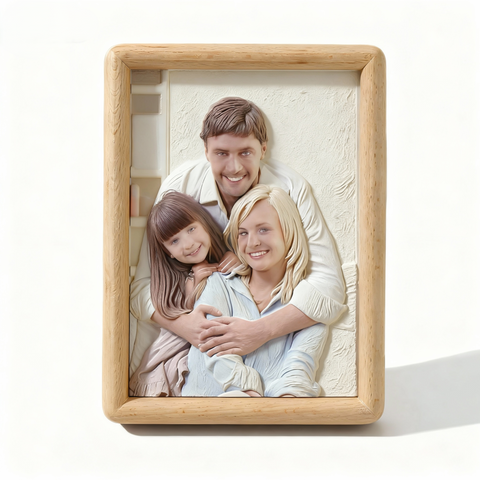 Custom 3D Photo (5x7 Inch) Beech