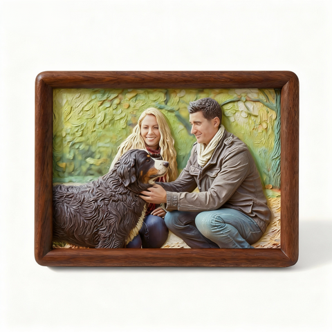 Custom 3D Photo (5x7 Inch) Beech