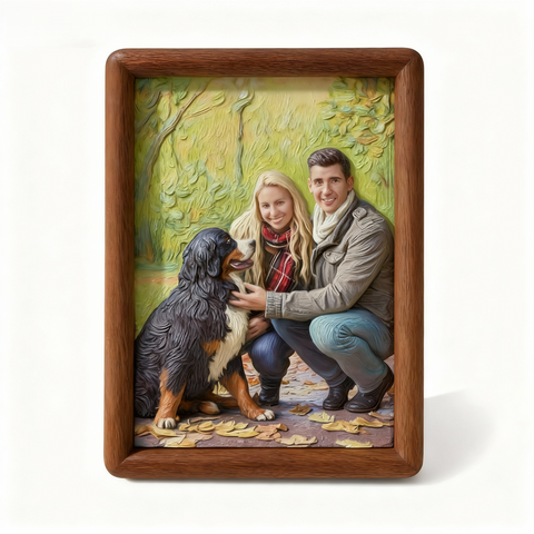 Custom 3D Photo (5x7 Inch) Beech